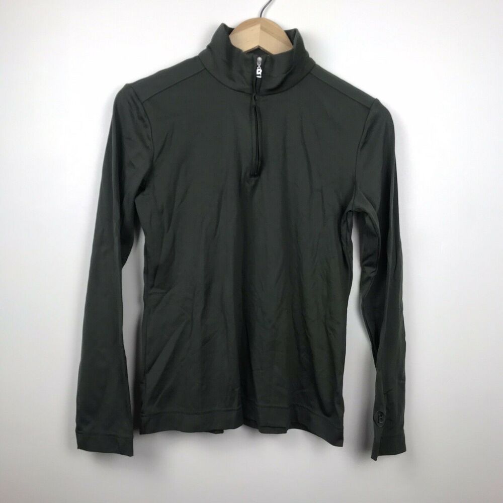 Bogner Forest Green Base Layer First Layer‎ 1/4 Zip Size 10